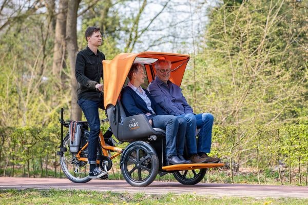 Van Raam Zonnebloemfiets Chat rickshaw bike