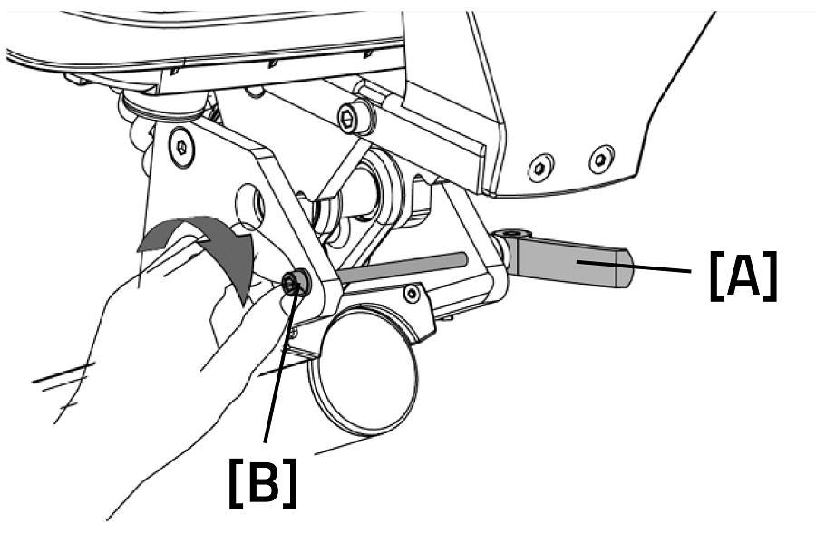 How to adjust the seat of the Van Raam Easy Rider Compact tricycle clamping of quick release levers of seat