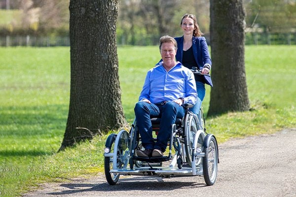 VeloPlus Rollfiets angepasstes Fahrrad Van Raam