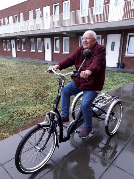 Expérience client Van Raam Maxi Comfort tricycle à faible entrée Bertus Hulshof