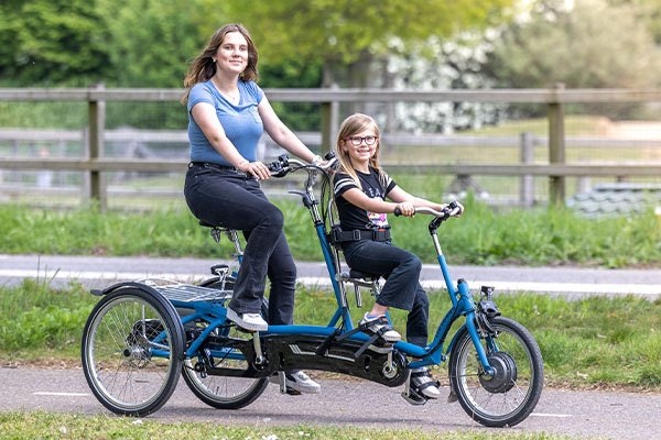 Tricycle tandem adulte enfant Kivo Plus Van Raam