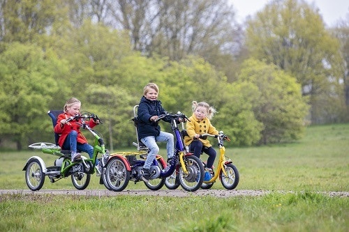 Adaptive tricycle for a large or older child