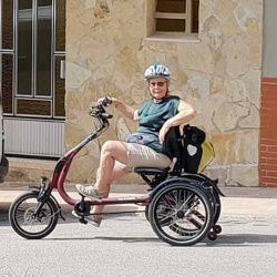 Fahrradfahren mit Parkinson auf dem Easy Rider Compact Dreirad von Van Raam