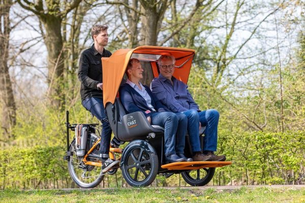 cargo bike Van Raam Chat rickshaw bike