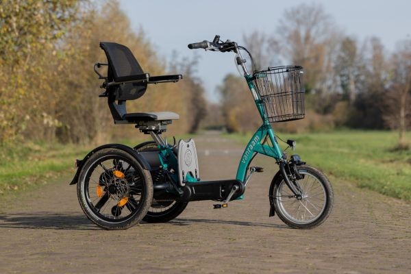 van raam easy go scootmobielfiets in opaalgroen