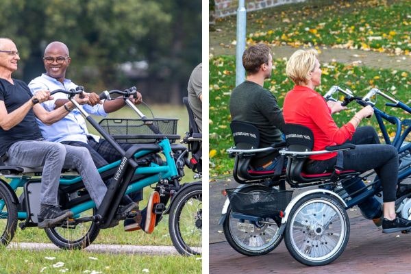 Verschillen tussen de Van Raam FunTrain duofietsaanhanger 2 en 1 - mand