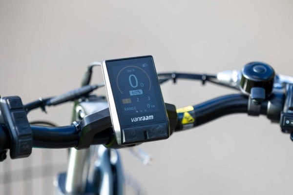 Silent Smart Display vom Van Raam Easy Go Scooterfahrrad