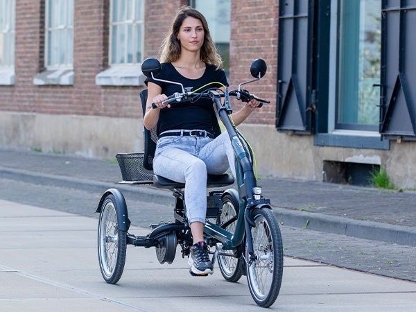 Caractéristiques de conduite unique du tricycle Easy Rider pour adultes Van Raam
