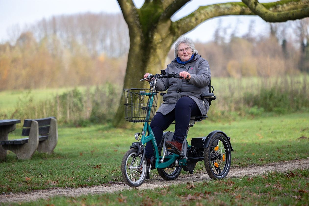 Van Raam Easy Go Scootmobielfiets fietsstand