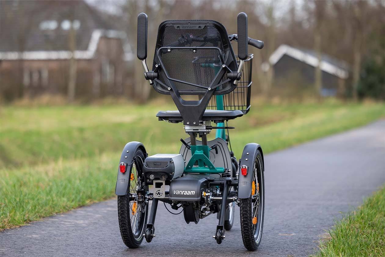 Scootmobiel driewieler Van Raam Easy Go achterkant