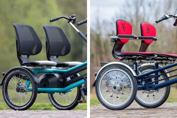 8 differences between the FunTrain duo bike trailer 2 and 1 - Seat