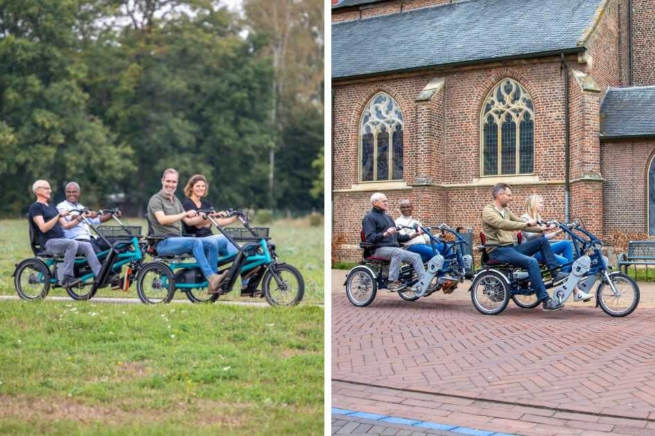 8 Unterschiede zwischen den Van Raam FunTrain Duorad-Anhänger 2 und 1