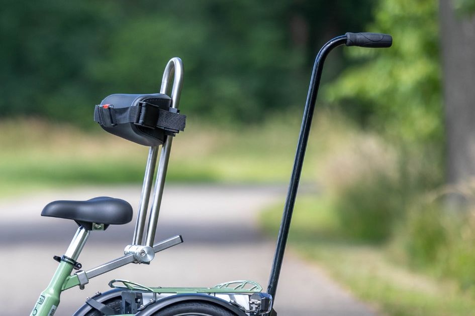 Barre de poussée pour tricycle Van Raam