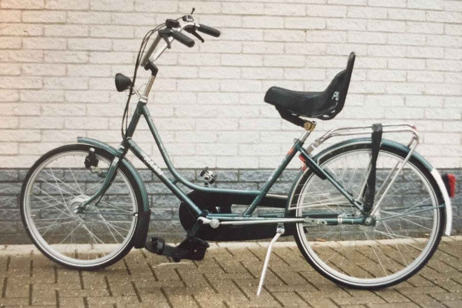 First version Tavara low step through bike by Van Raam