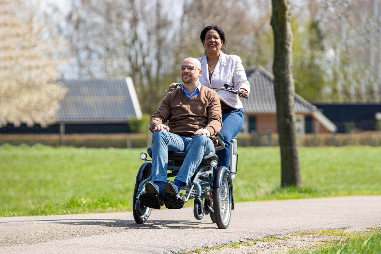 Van Raam wheelchair cycle OPair