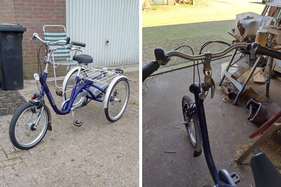 Customer experience Van Raam Midi 3 tricycle Dinie Mengerink