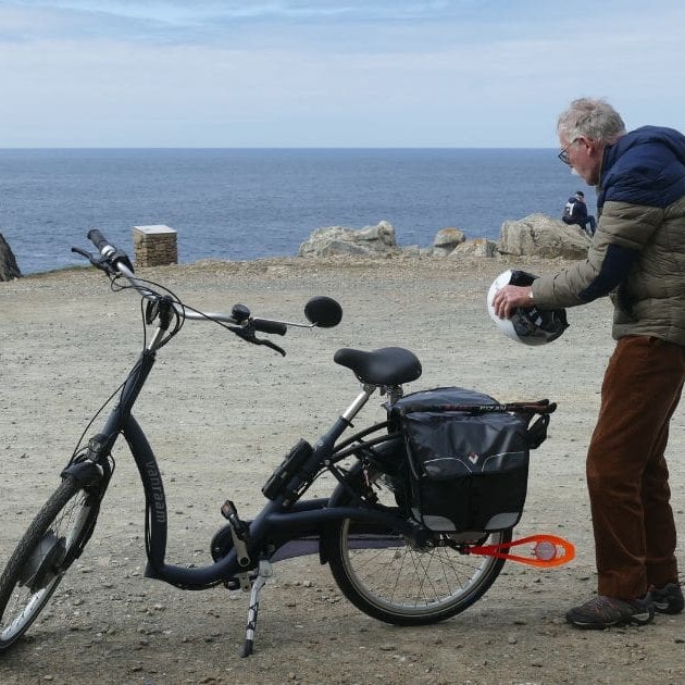 Klantervaring Balance fiets met lage instap van Van Raam - Vincent Vitoux Klantervaring Balance fiets met lage instap van Van Raam - Vincent Vitoux