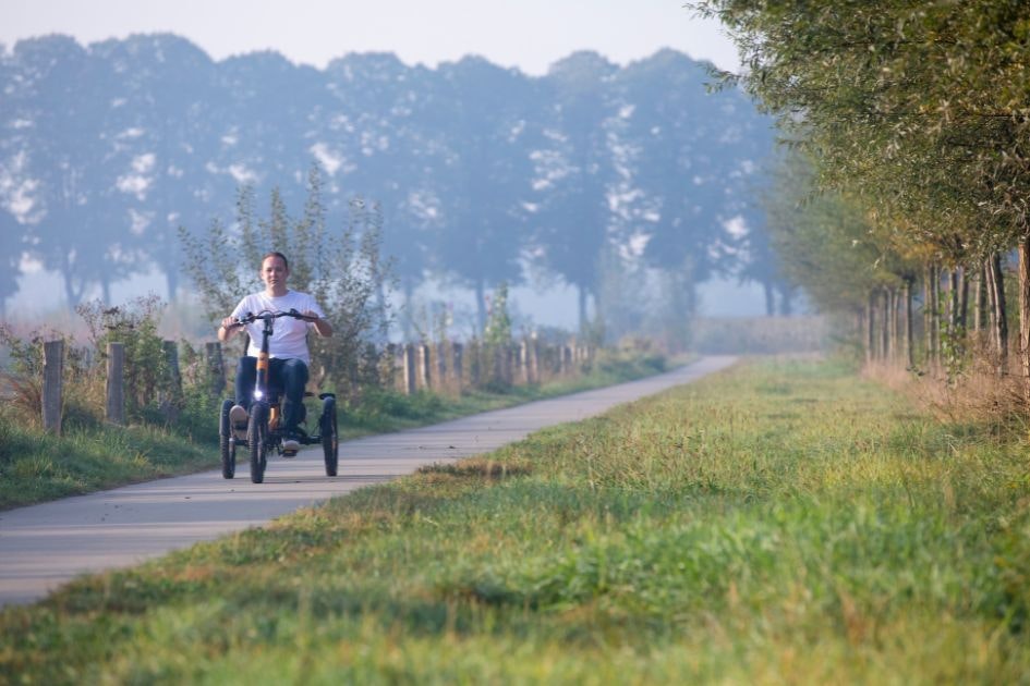 Van Raam Easy Rider driewieler Welke spieren train je met fietsen