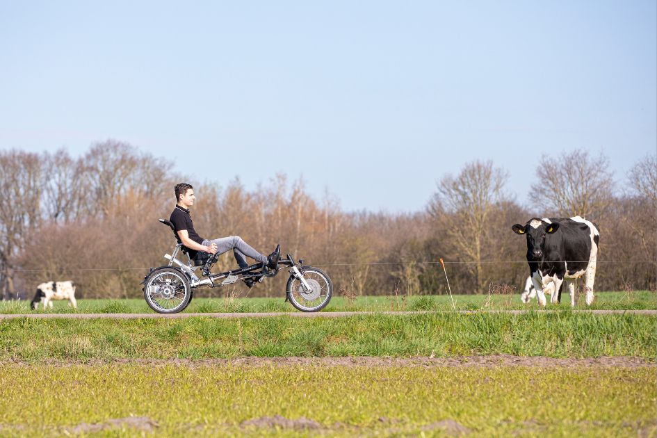 Building fitness while cycling Van Raam
