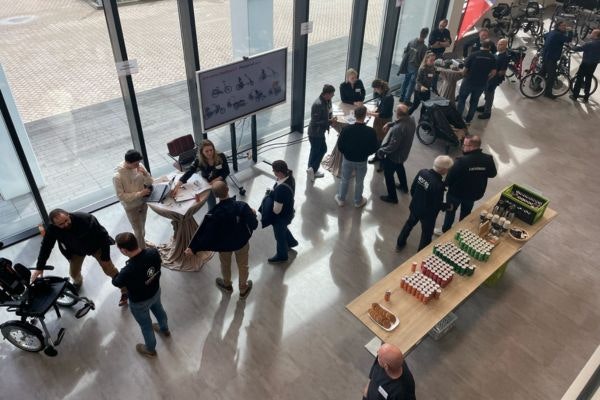 Marché de l'information chez Van Raam vélo