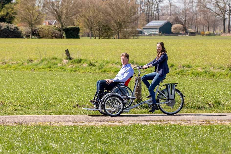 Renting VeloPlus wheelchair bikes at holiday parks