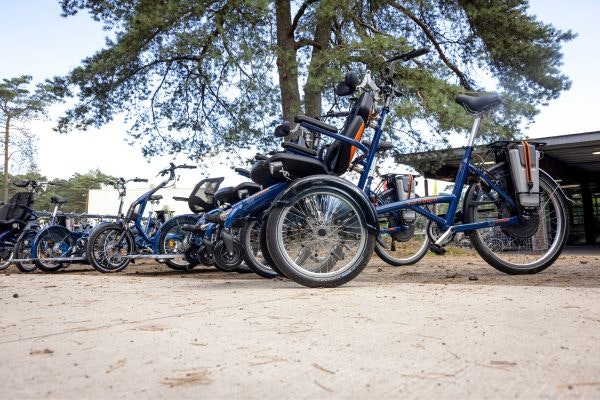 Van Raam bicycle delivery to Hoge Veluwe