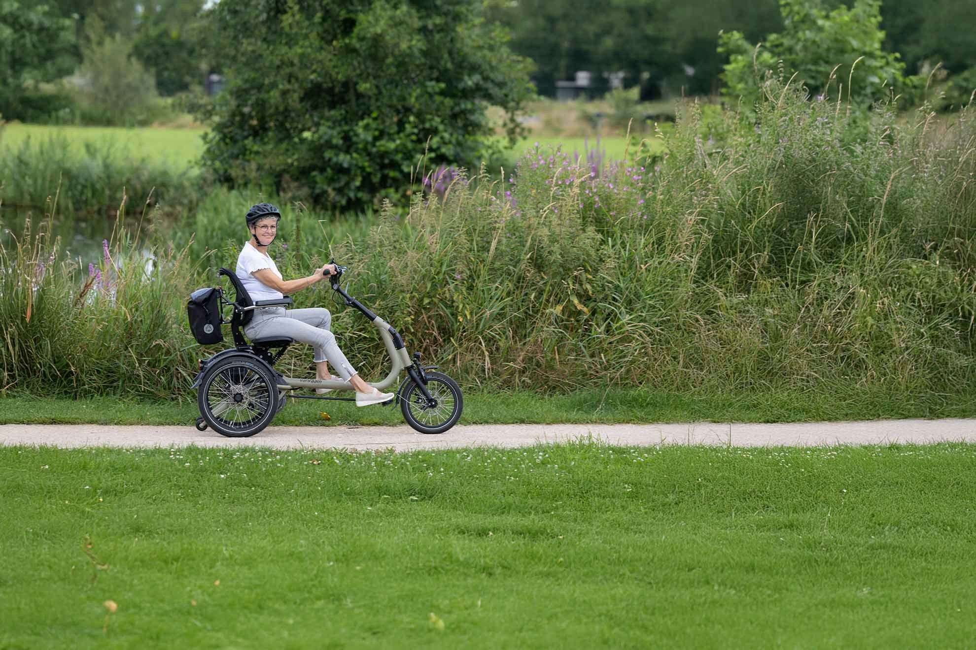 van raam easy rider compact driewielfiets met helm