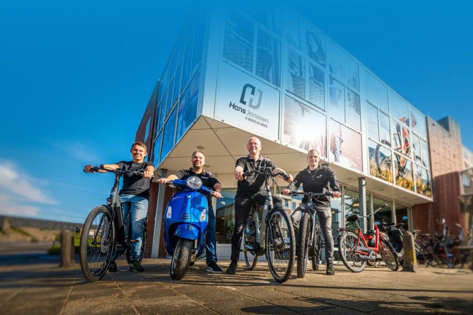 Hans Janssen tweewielers Van Raam team Hans Janssen tweewielers Van Raam team