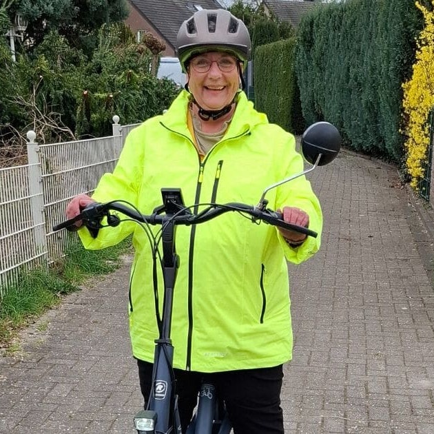 Klantervaring Van Raam Balance lage instap fiets - Britta Faltynski Klantervaring Van Raam Balance lage instap fiets - Britta Faltynski