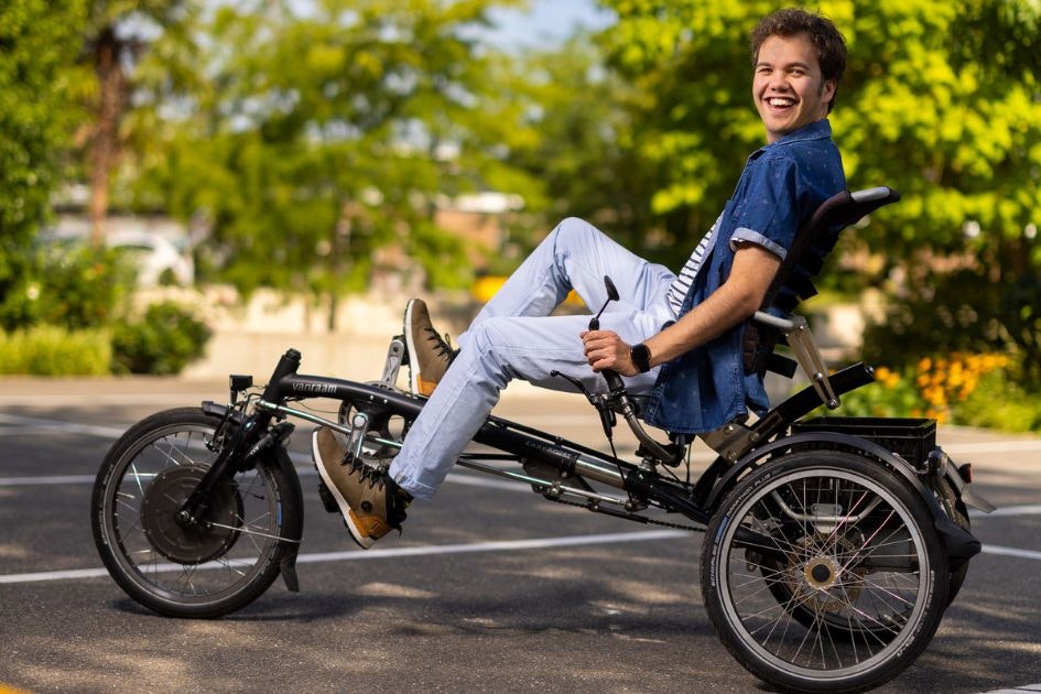 Van Raam Easy Sport Liegerad Luuk - Mobiliteitsweek Juri Hiensch