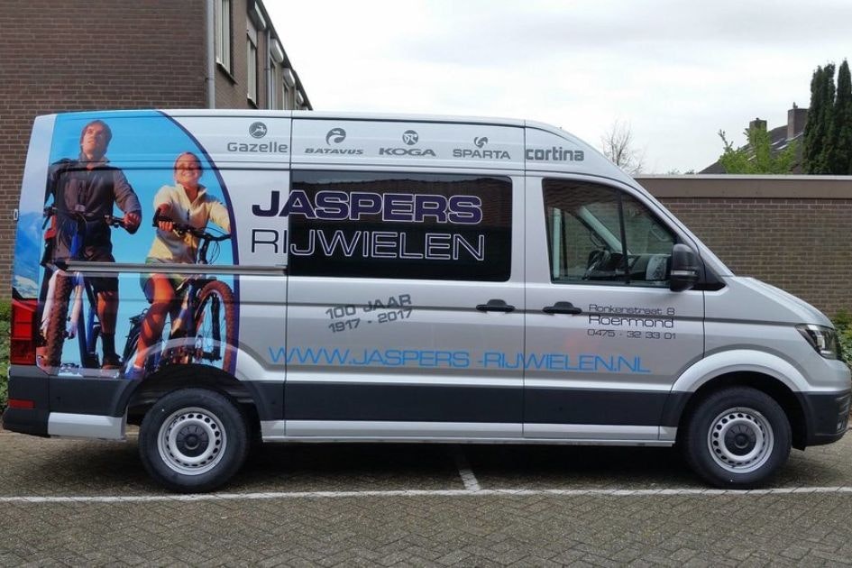 Jasper Rijwielen Roermond vanRaam bedrijfsbus Jasper Rijwielen Roermond vanRaam bedrijfsbus