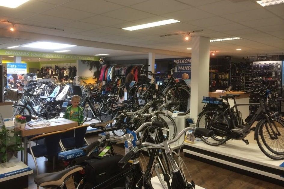 Manders Fietsen Deurne vanRaam showroom