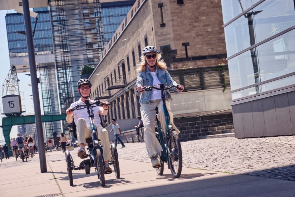 vanRaam Easy Rider driewielfiets en Balance lage instapfiets