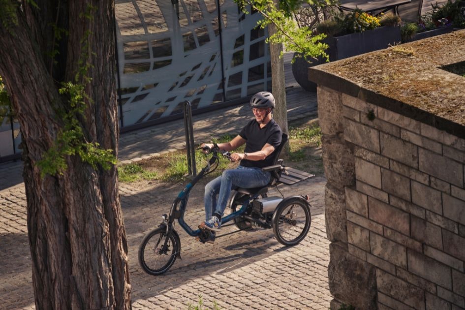 vanRaam Easy Rider driewielfiets in de stad