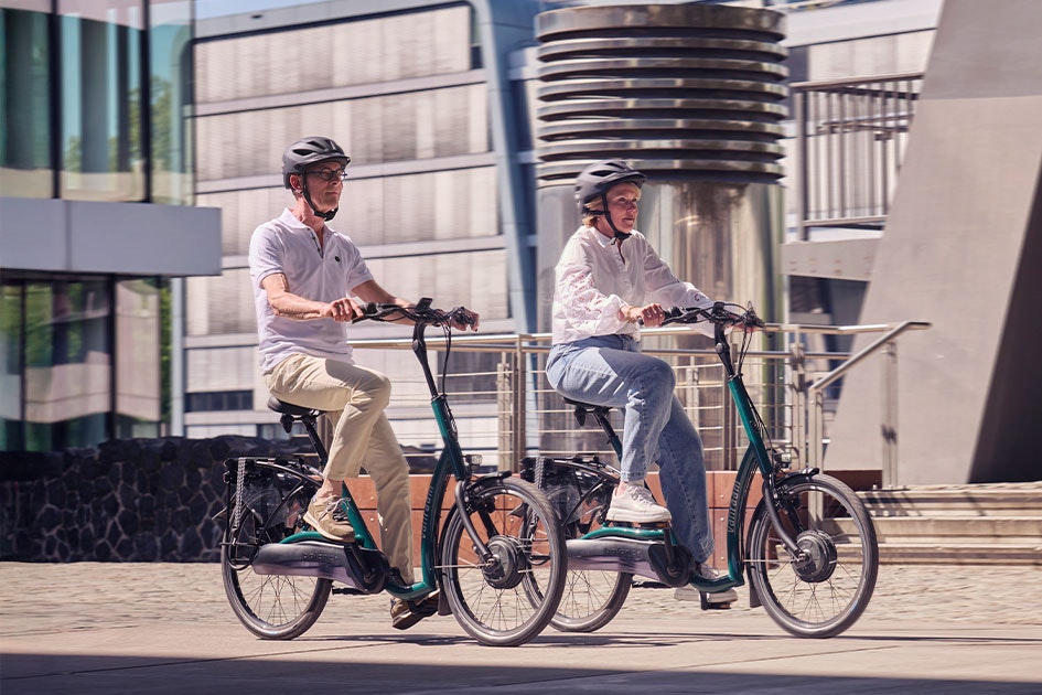low entry level bike balance van raam