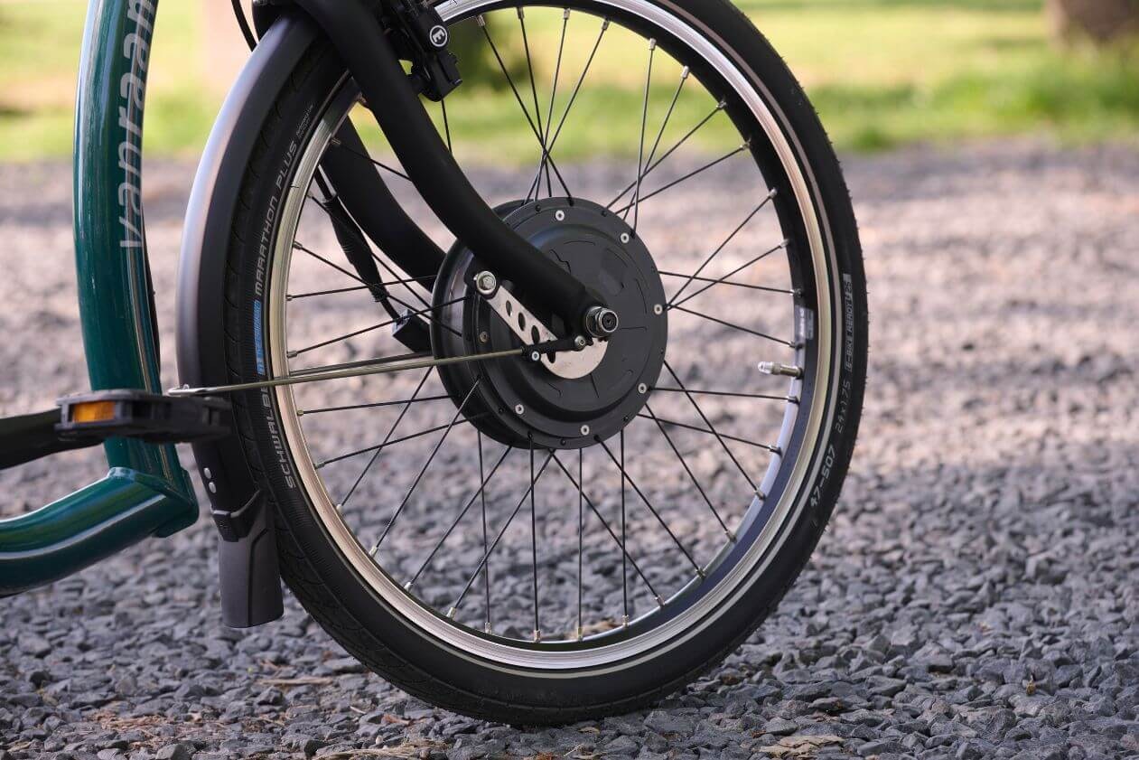 Balance comfortabele elektrische fiets met lage instap vanRaam motor