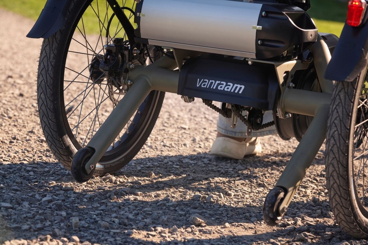 Anti-tip wheels Van Raam Easy Rider Compact 3 wheel electric bike