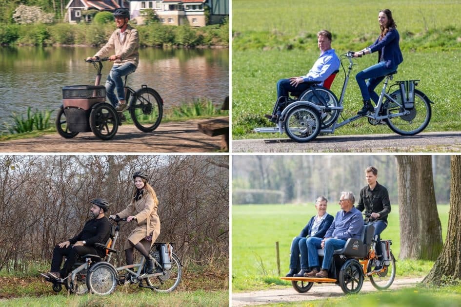 Cycling with a vanRaam cargo bike transport