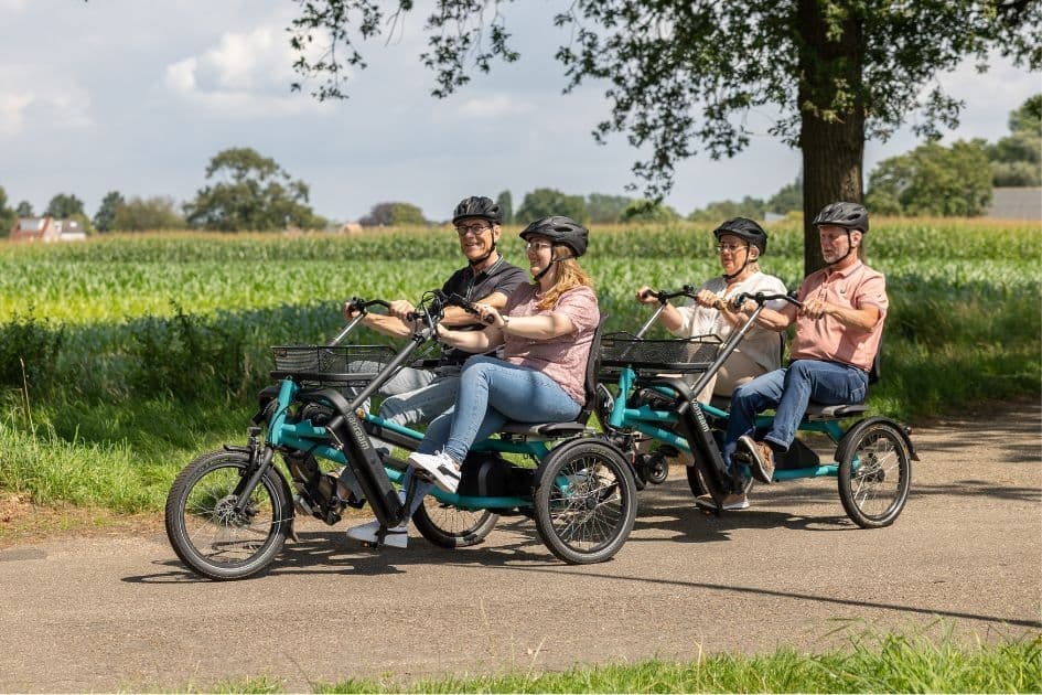 vanRaam fietsen huren in belgie funtrain duofiets