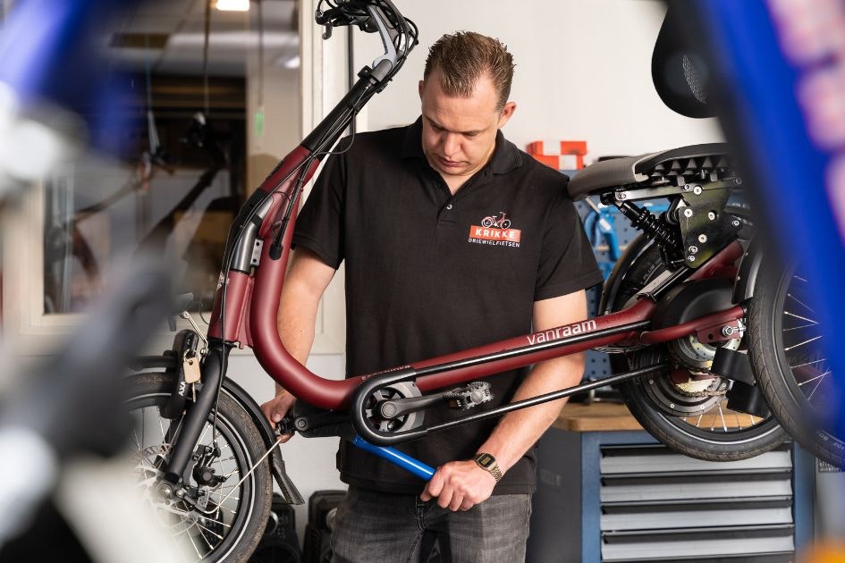 5 Fragen an vanRaam Premium-Händler Krikke Driewielfietsen - Werkstatt