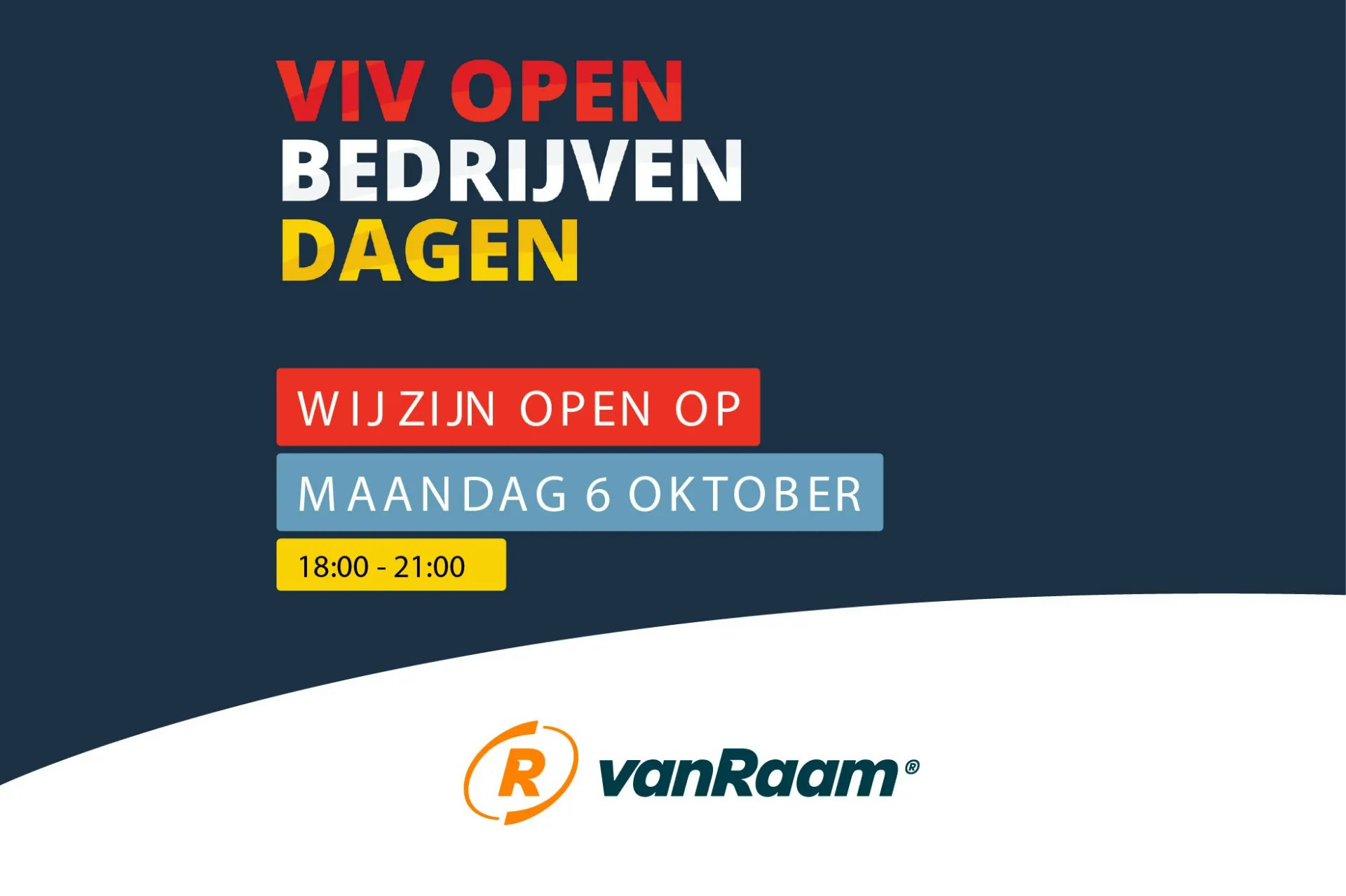 VIV Open Bedrijven Dagen vanRaam 6 oktober 2025