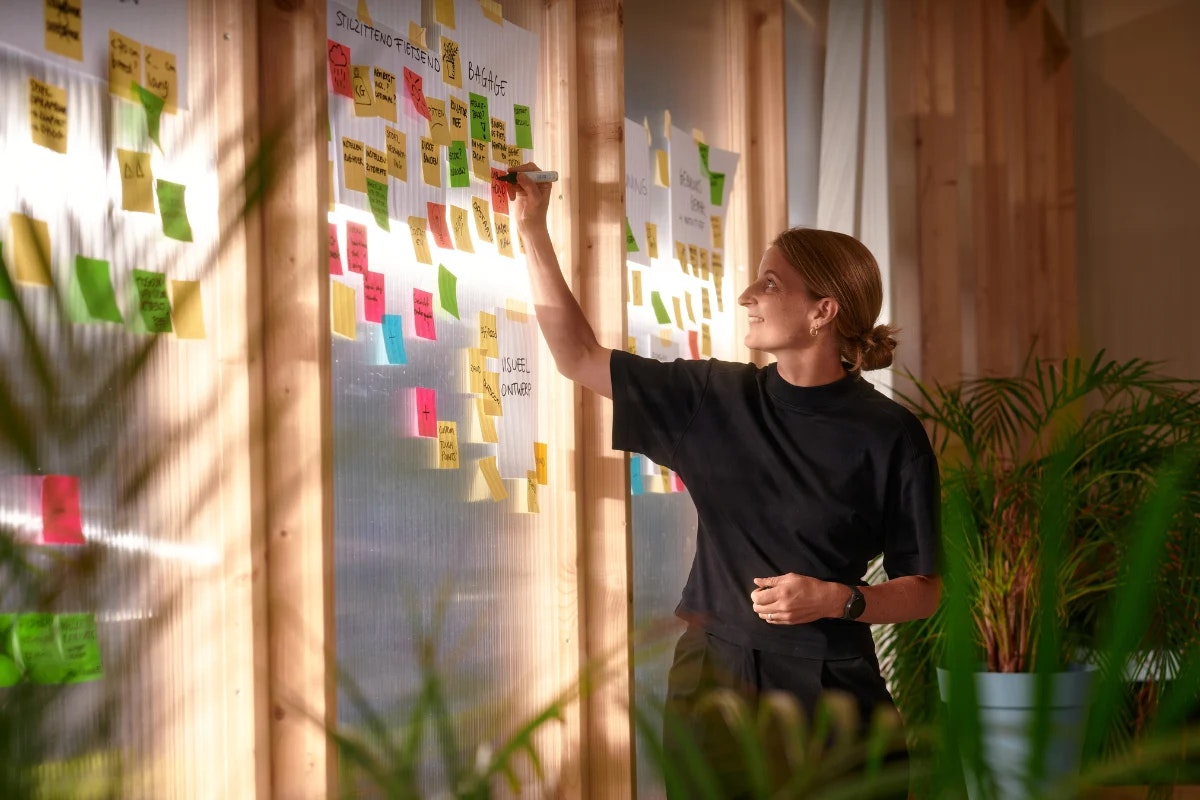 Working at vanRaam making bicycles brainstorming idea factory