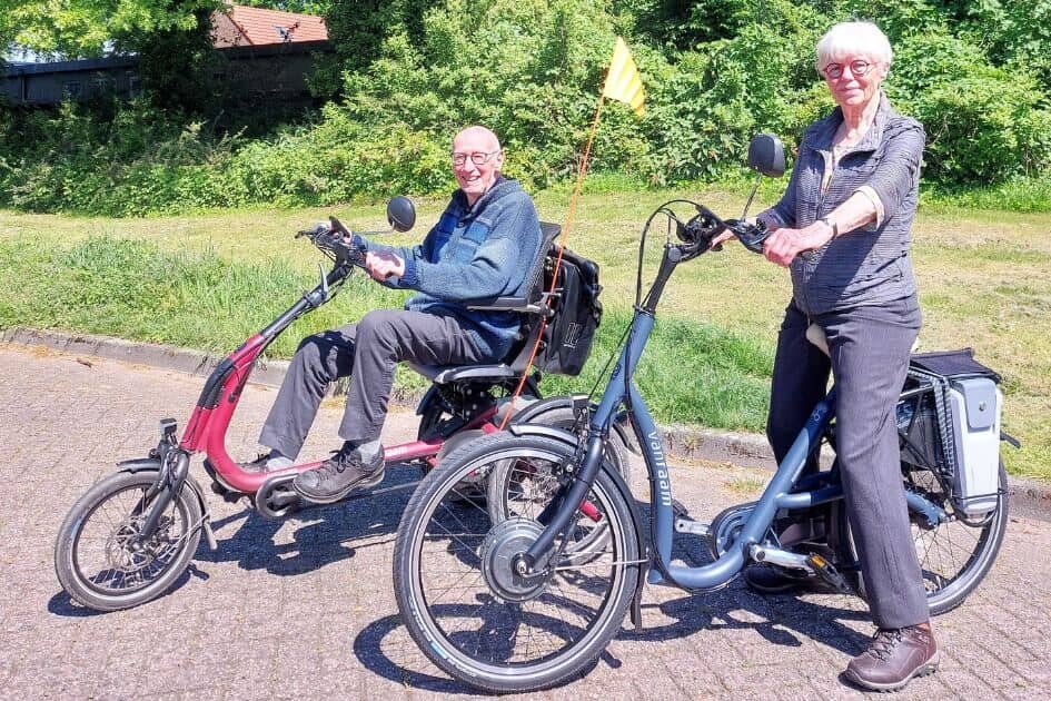 vanRaam klantervaring Balance lage instap fiets en Easy Rider Compact driewieler - Leontine en Henk vanRaam klantervaring Balance lage instap fiets en Easy Rider Compact driewieler - Leontine en Henk