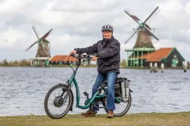 Harry Slinger zanger Drukwerk met vanRaam Balance fiets avatar
