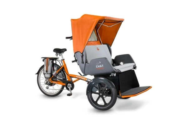 Van Raam Chat orange transport bikes