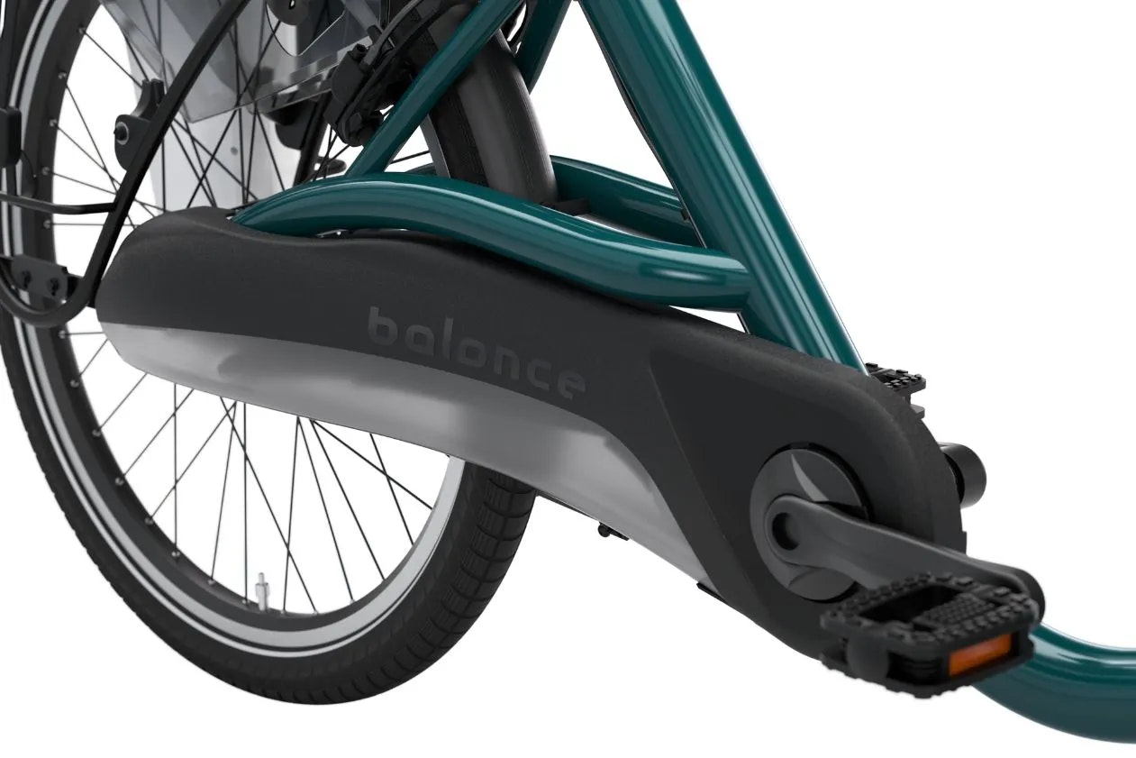 vanRaam low step through bike Balance chain guard
