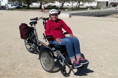 Customer experience vanRaam OPair wheelchair trike - Annick and Joël Vérité