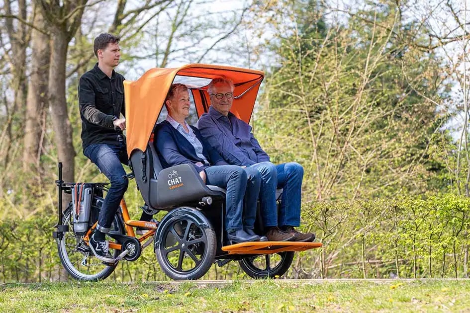 Van Raam Rickshaw Bike Chat cargo transport bike