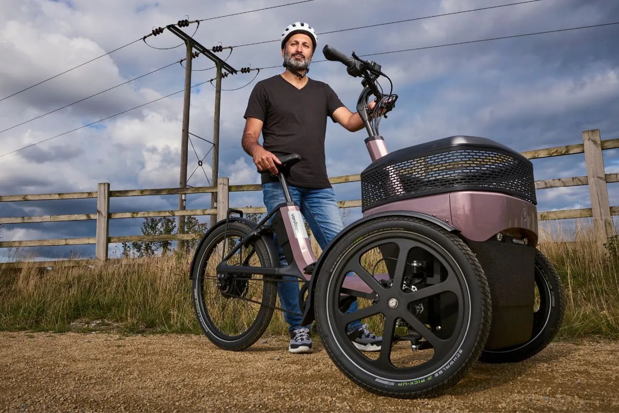 vanRaam Thuja e-bike with cargo unit for elderly