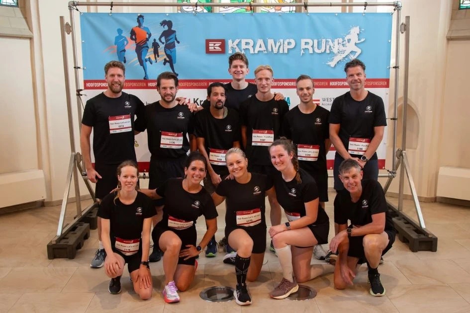 Together we make vanRaam team spirit working together KrampRun